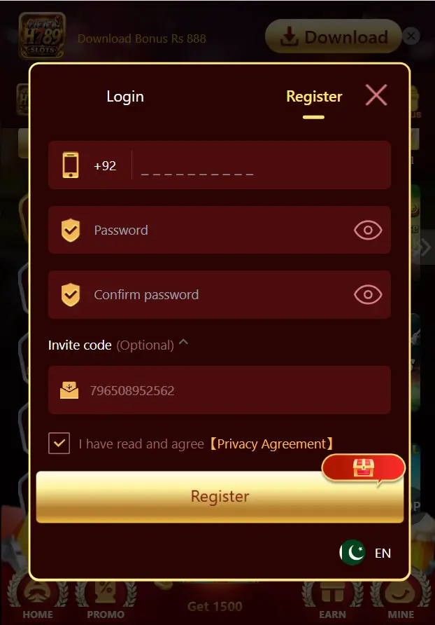 h789 game registers