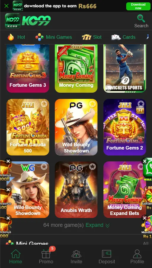 kc99 game features
