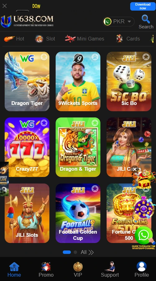 u638 game features image